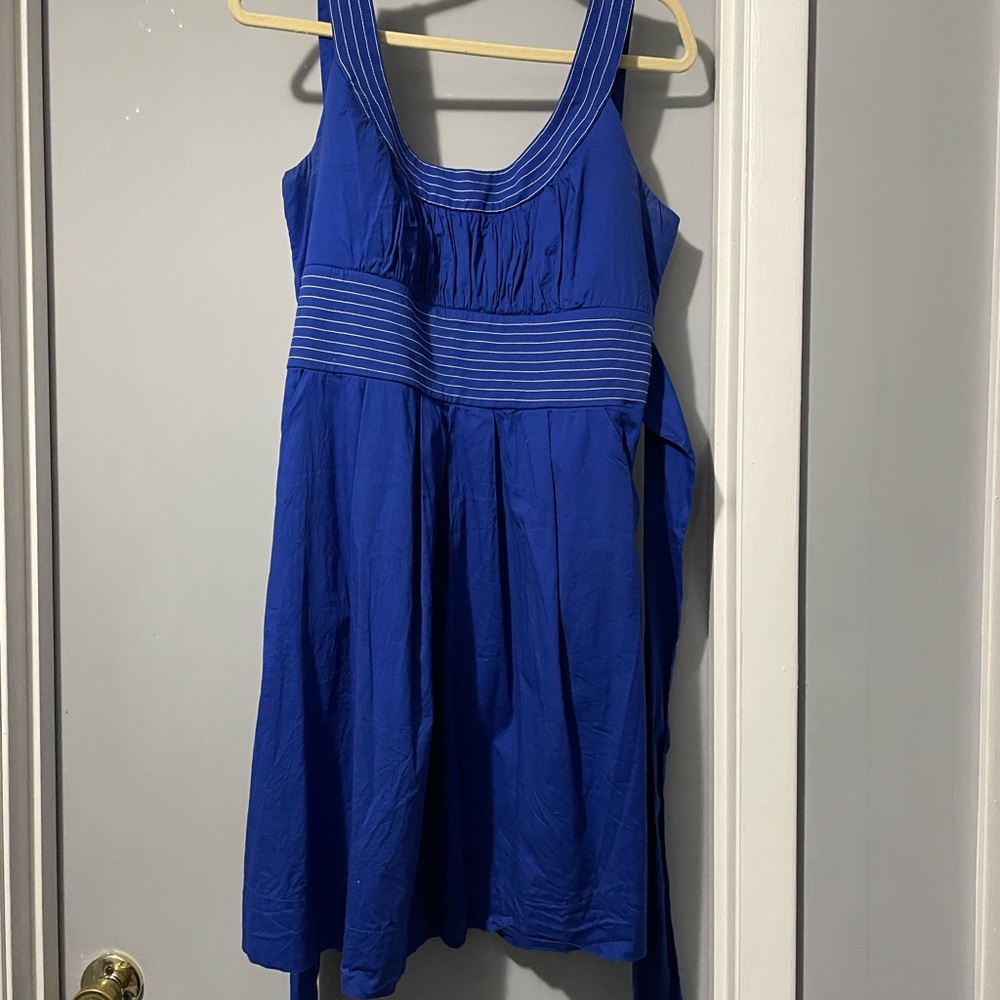 Blue sleeveless Maurices dress